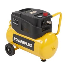   PowerPlus sárga kompresszor 1200W, 24L, olajmentes  POWX17250