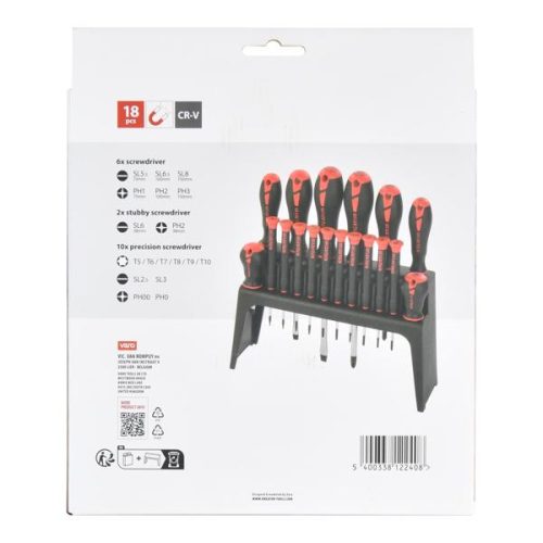 Kreator csavarhúzó készlet 18 részes mágneses KRTH20005