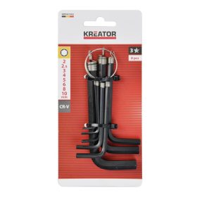 Kreator imbuszkulcs készlet 8db-os  2-10mm KRTH21502
