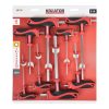 Kreator T-imbuszkulcs készlet egyenesvégű  8 részes 2-10mm  KRTH22005