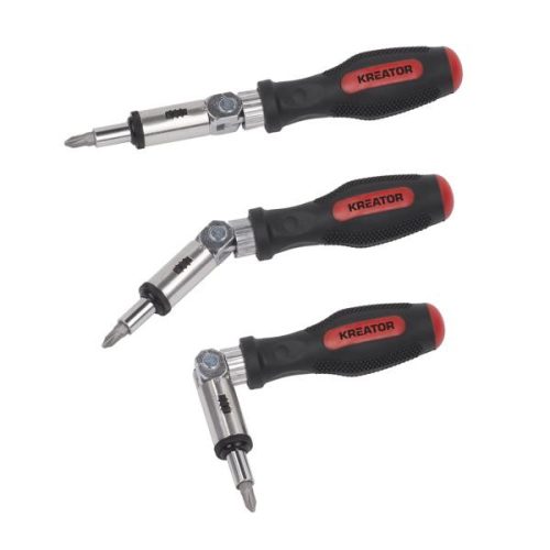 Kreator dugókulcs és bit készlet racsnis 1/4" 40 részes KRTH30101