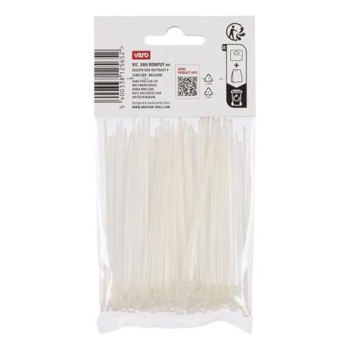 Kreator kábelkötegelő fehér 2,5X90mm 100db KRTH41001