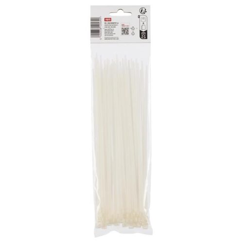 Kreator kábelkötegelő fehér 4,8X250mm 50db KRTH41005