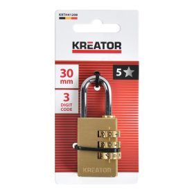 Kreator lakat 30 mm számzáras KRTH41208