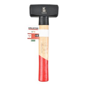   Kreator kőtörő / ráverő kalapács fa nyéllel 1000g KRTH90201