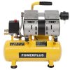 PowerPlus sárga kompresszor 550W Silent 6L olajmentes  POWX17230S