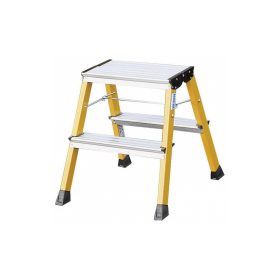   Krause 130044 fellépő lépcsőfokos gurítható 2x2 sárga Monto Rolly