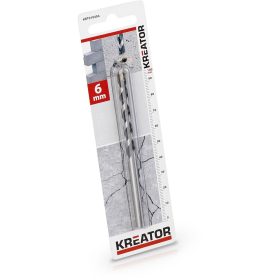 Kreator kőzetfúró karbid heggyel 6x100mm KRT010404