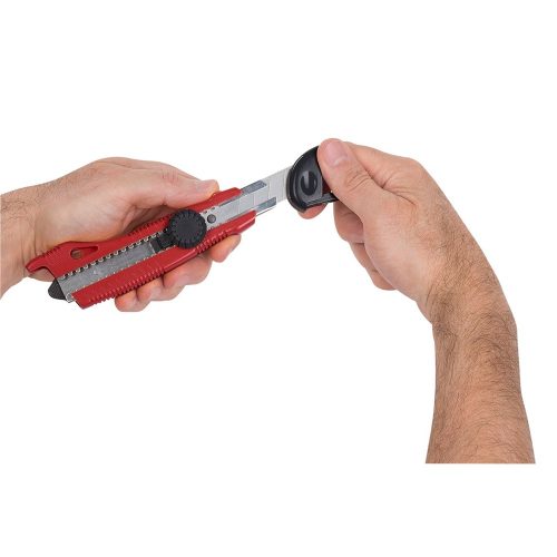 Kreator PVC vágókés 18mm műanyag házas, csavaros KRT000203  ##