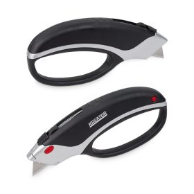   Kreator PVC vágókés műanyag házas szürke-fekete KRT000307