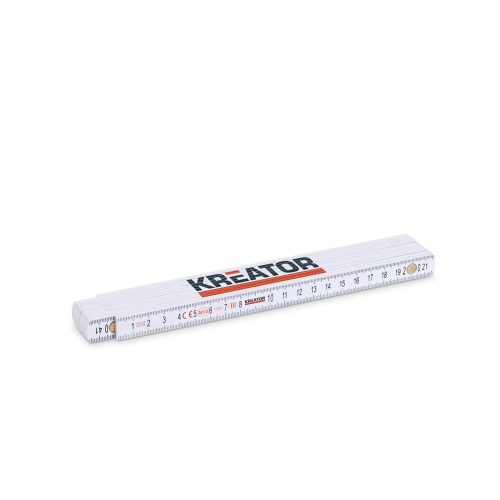 Kreator mérővessző 2m-es, fehér KRT701003