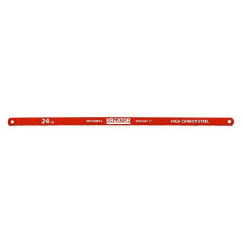 Kreator kézi fém fűrészlap 24TPI carbon steel 300mm 2db KRT806004