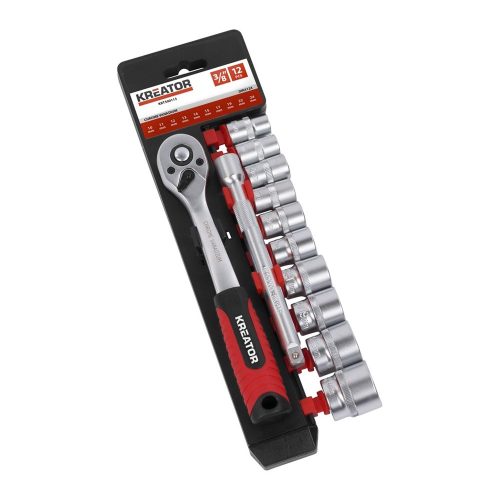 Kreator dugókulcs készlet 3/8  12 részes KRT500113  (Helyette:KRTH30106)