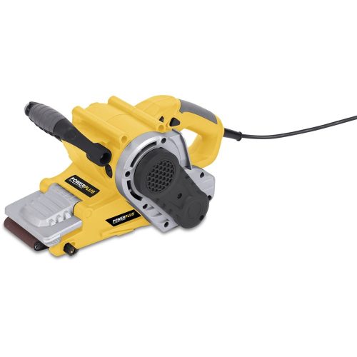 PowerPlus sárga szalagcsiszoló 950W POWX0460