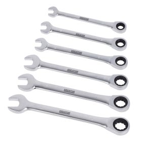   Kreator csillag-villás kulcs racsnis készlet 10-19mm 6 részes KRT500013