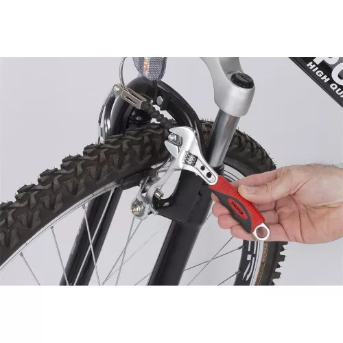 Kreator állítható villáskulcs gumis markolattal 200mm KRT505102