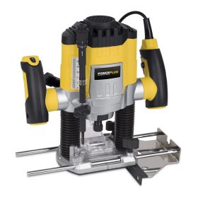   PowerPlus sárga felsőmaró + 6db élmaró fej 1200W  POWX0910