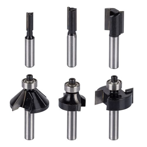 PowerPlus sárga felsőmaró + 6db élmaró fej 1200W  POWX0910