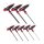 Kreator T-imbuszkulcs készlet egyenesvégű  8 részes KRT410007  ##