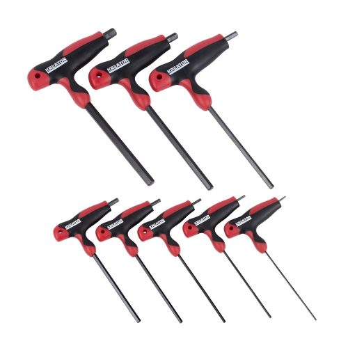Kreator T-imbuszkulcs készlet egyenesvégű  8 részes KRT410007  ##