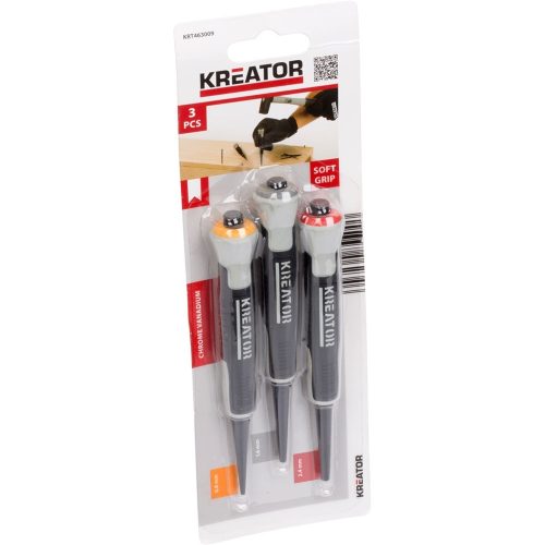 Kreator stiftkiütő készlet 3db-os Pro KRT463009