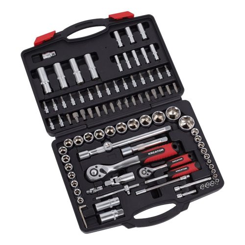 Kreator dugókulcs készlet 1/2" és 1/4" 94 részes KRT500119