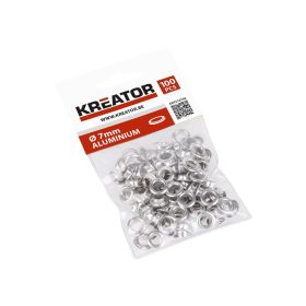   Kreator ponyvakarika készlet alumínium 7mm 100db-os KRT616106  (Helyette:KRTH62506)