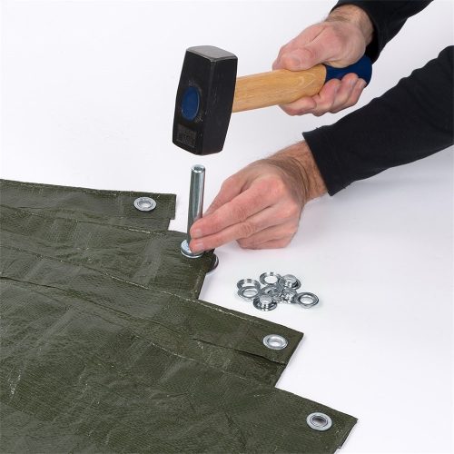 Kreator ponyvakarika lyukasztó 12,5 mm + 30 db ponyvakarika (ringliző) KRT616109  (Helyette:KRTH62509)