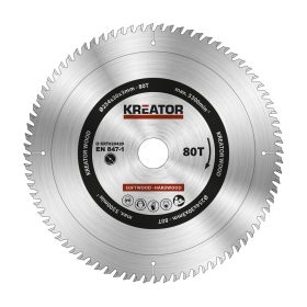 Kreator körfűrészlap 254 mm 80 fog fa  KRT020429