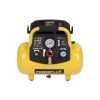 PowerPlus sárga kompresszor 1100W, 12L, olajmentes  POWX1723