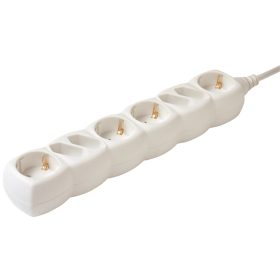   HOME NV 18/WH elosztó 8 aljzat 4 euro+4 földelt 1,5m fehér