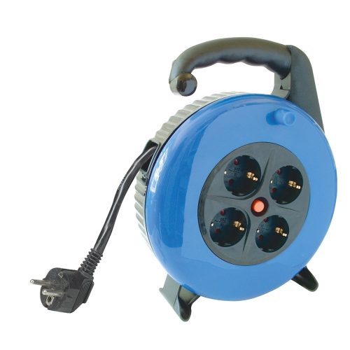 HOME HJR 3-10 kábeldob 4 aljzattal 10m