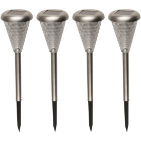   HOME MX 811/4 napelemes leszúrható szníváltós fém kerti lámpa 4db