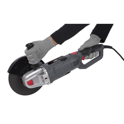 PowerPlus szürke elektromos sarokcsiszoló 2200W 230 mm POWE20030