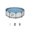 Bestway 56418 Pro Max medence vízforgatóval, szűrővel, létrával 366x100 cm
