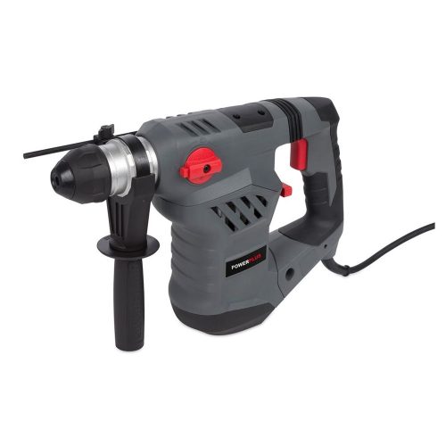 PowerPlus szürke elektromos ütvefúrógép 1600W+koffer POWE10081