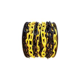 STR lánc műanyag sárga/fekete 6mm/25fm