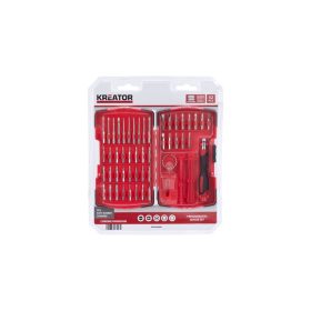  Kreator csavarhúzó precíziós, műszerész készlet 52 részes KRT064900