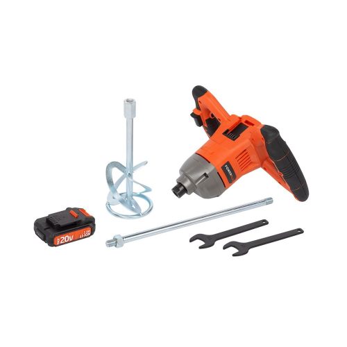 PowerPlus Dual Power akkus beton- / festékkeverő alapgép 20V POWDP7080