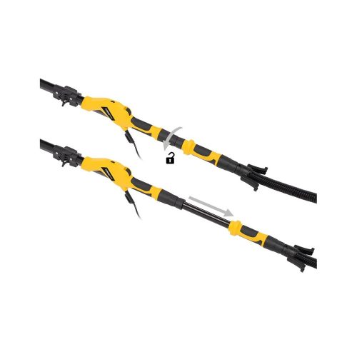 PowerPlus sárga falcsiszoló 1050W 225mm+ hordtáska+ LED gyűrű POWX0479