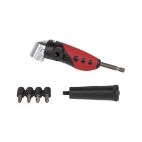   Kreator sarokfúró (derékszög) adapter +4 db bit KRT063700