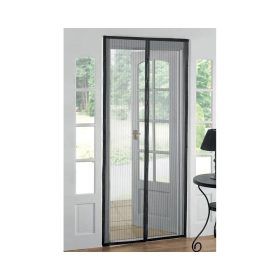   STR mágneses szúnyogháló ajtóra 218x96 cm  9 x mágnes, fekete (2210567)