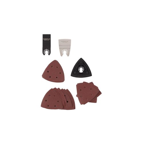 PowerPlus sárga akkus szénkefementes multigép szett 20V POWXB40020