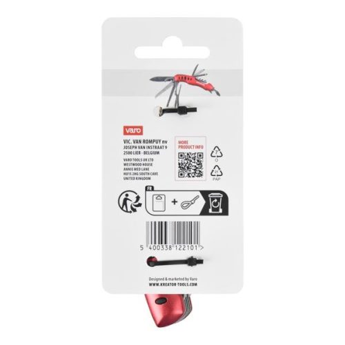 Kreator bicska multifunkciós 15 részes KRTH00802