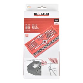Kreator menetszerszám készlet M3-M12 20 részes KRTH01001