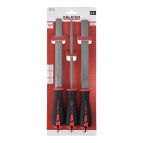   Kreator faráspoly készlet 200mm 3 részes gumírozott markolat PRO KRTH23304