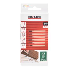   Kreator mini asztalos véső készlet 6 részes 135mm KRTH23601