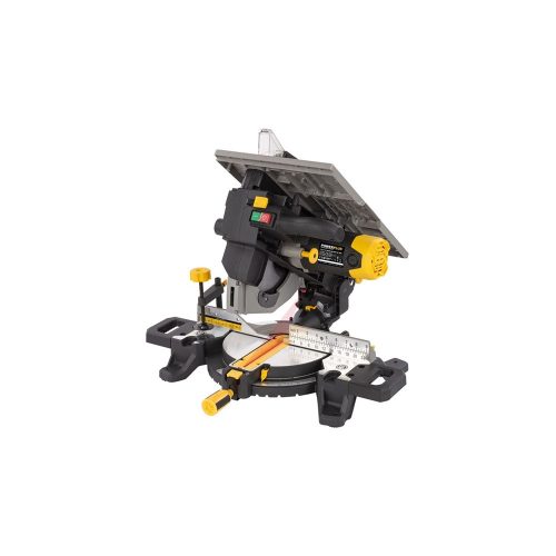 PowerPlus sárga lézeres 2in1 asztali körfűrész 2000W 254mm POWX07583