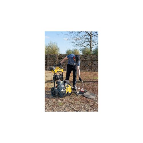 PowerPlus sárga benzinmotoros magasnyomású mosó 210CC POWXG9100