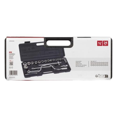 Kreator dugókulcs készlet 1/2" 24 részes KRTH30104